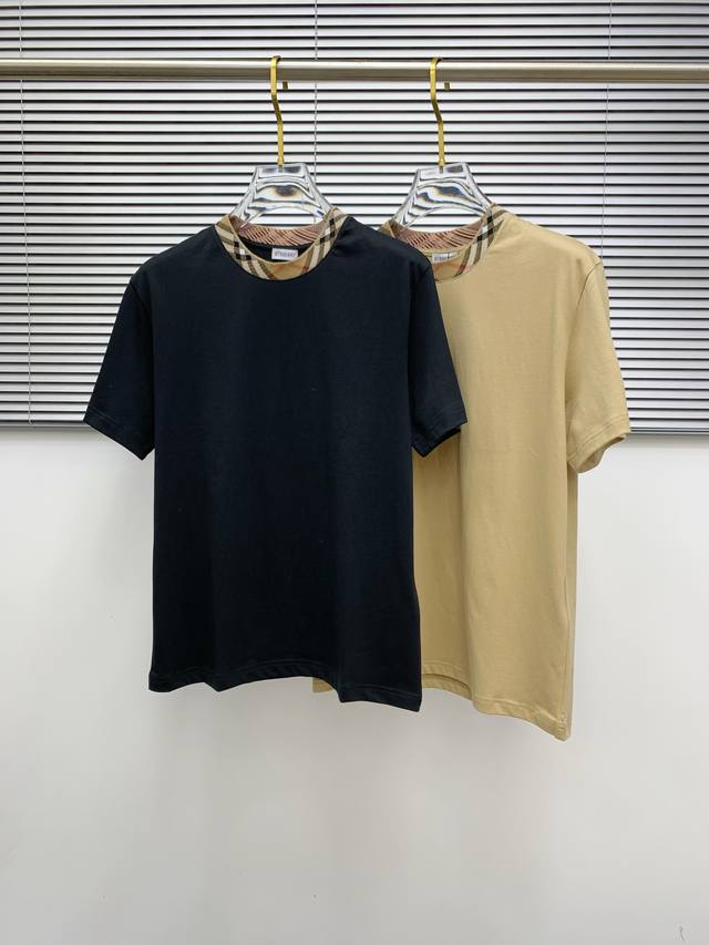 Burberry's new 2025 spring and summer unisex short-sleeved T-shirts, the latest