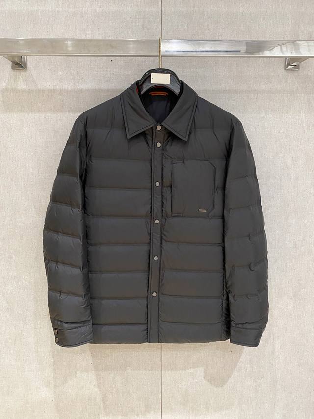 Z Home Autumn/Winter Men's Praz Drawstring Hood Cropped Down Jacket. The Praz Dr