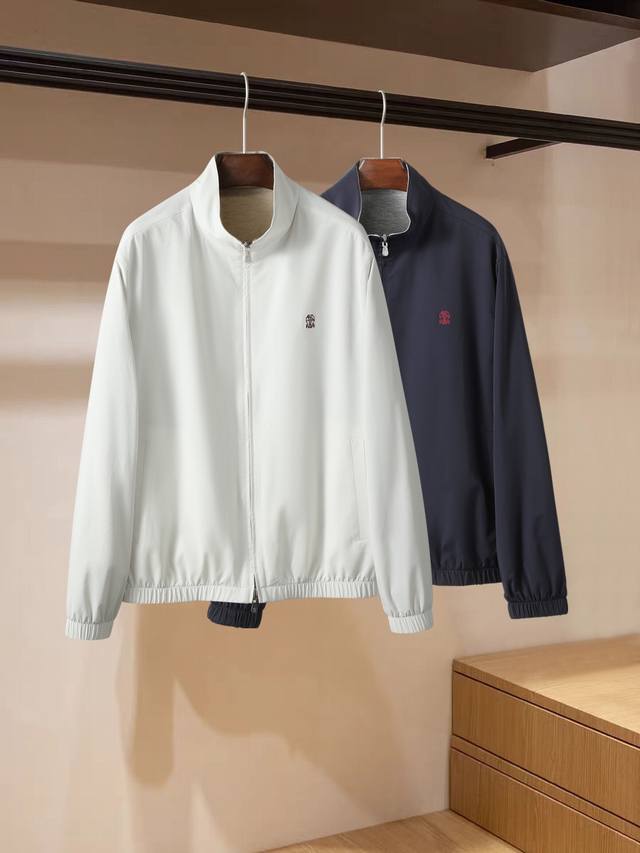 Domestic first-line OEM production Brunelo Cucinelli men's logo embroidered cus