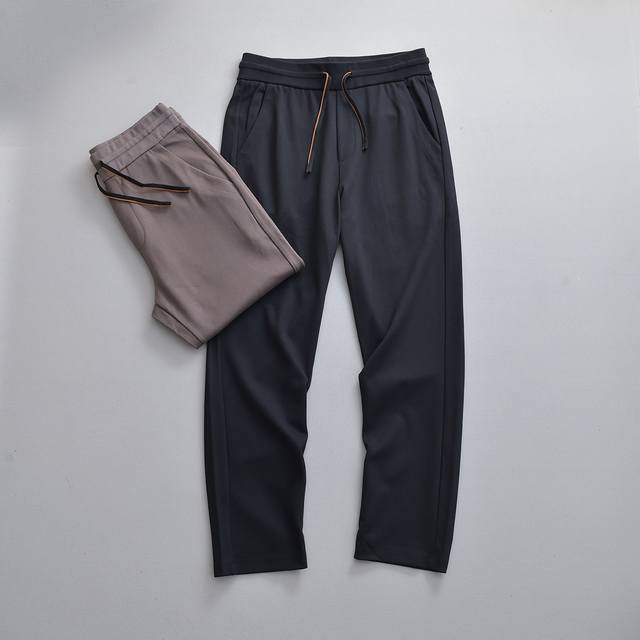 Lp flat waist cotton straight trousers Size: M-3Xl Color: Black Khaki Model: 253