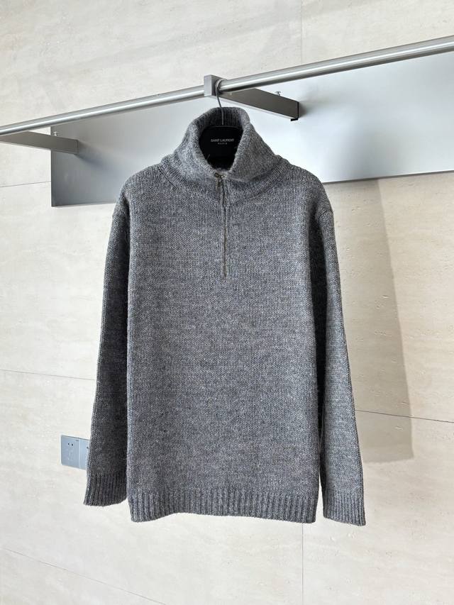 Martin Margiel* Margiel 25Fw Mm6 Wool Blend Half-Zip Sweater The cornerstone of