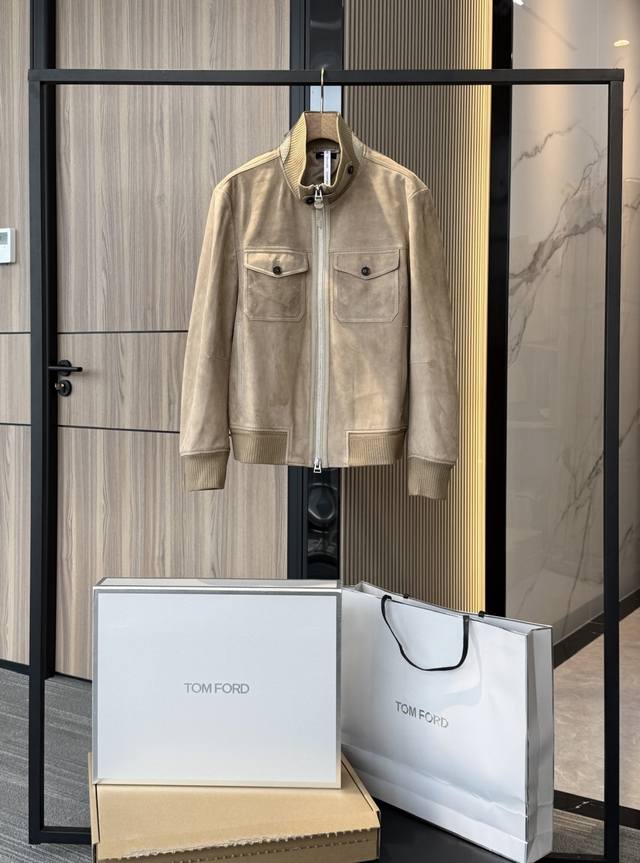 Authentic leather collection continues to add new products. Tom Ford Men's Sued