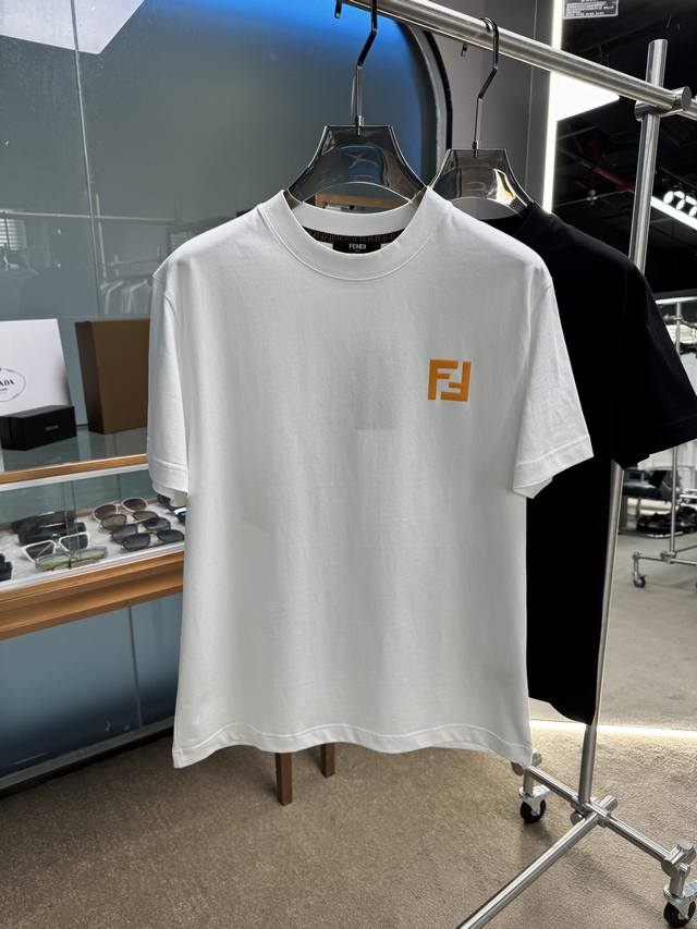 Fd 2025 Summer New Unisex Short-Sleeved T-shirt! Custom-made pure cotton fabric,