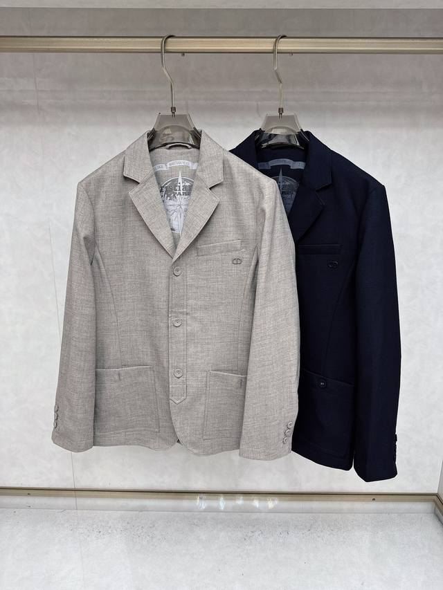 Dior's textured blazer, a new arrival from the Autumn/Winter 2025 collection, fe