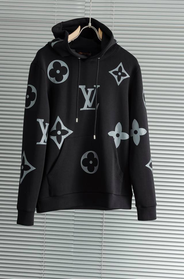 new# Lv 2025Fw Autumn/Winter New Arrival Hooded Sweatshirt# Made from imported 5
