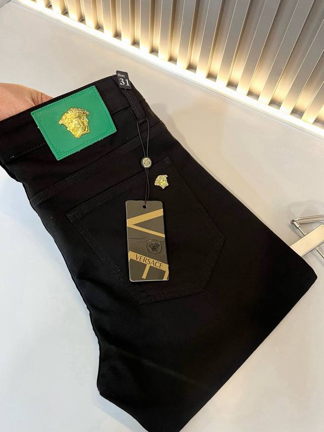 Versa*E Van*zhe 2025 Fall/Winter new classic men's casual jeans, manufactured by