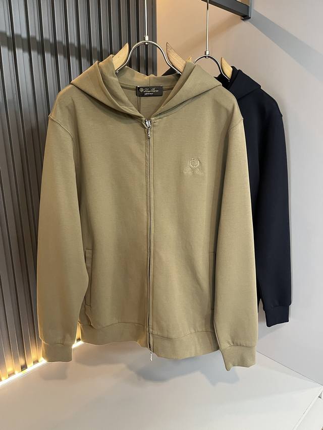 Loro Piana 2025 Fall/Winter Men's Sweatshirt, Order from a Foreign Trade Compan