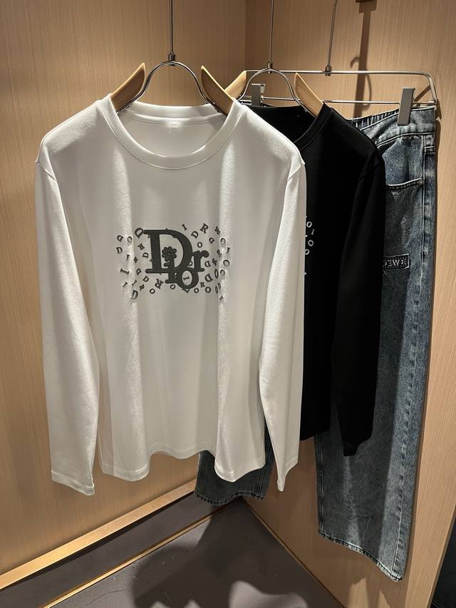 Dio*R Dijia's 2025 autumn and winter new long-sleeved base shirt, sold simultane