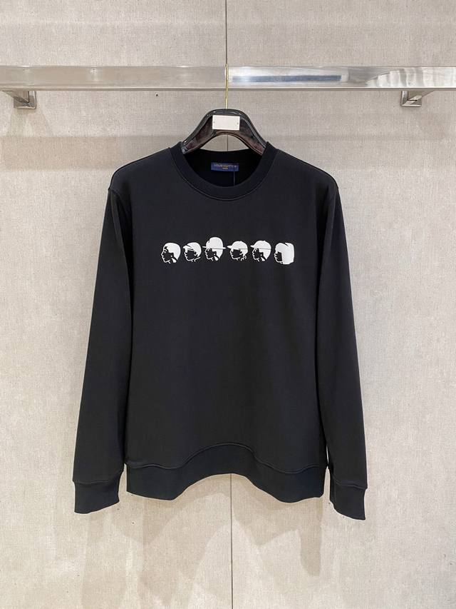 Louisvuitton 2025Fw Fall/Winter new arrival, a basic, casual crewneck sweatshirt