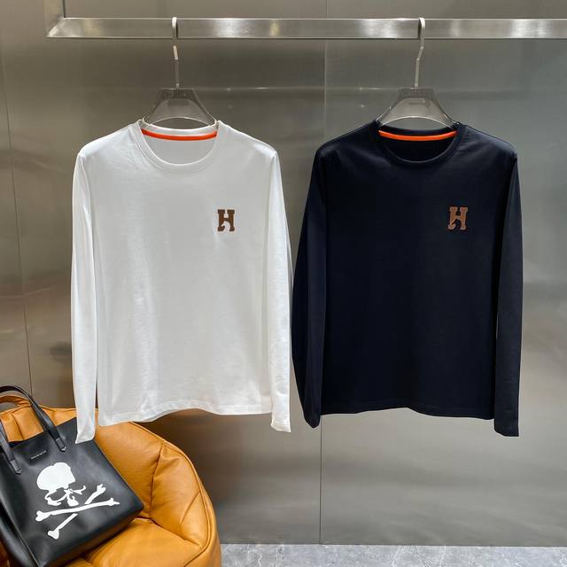 New arrival, He Emma* 2025Fw Early Fall, a classic men's casual crew-neck long-