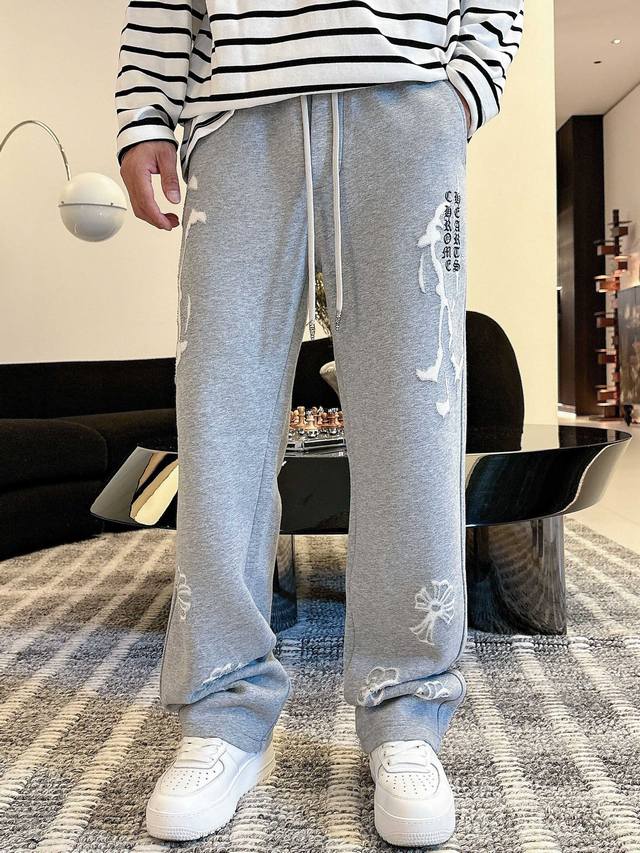 Ch 2025 Fall/Winter new casual pants! These classic logo casual pants feature cu