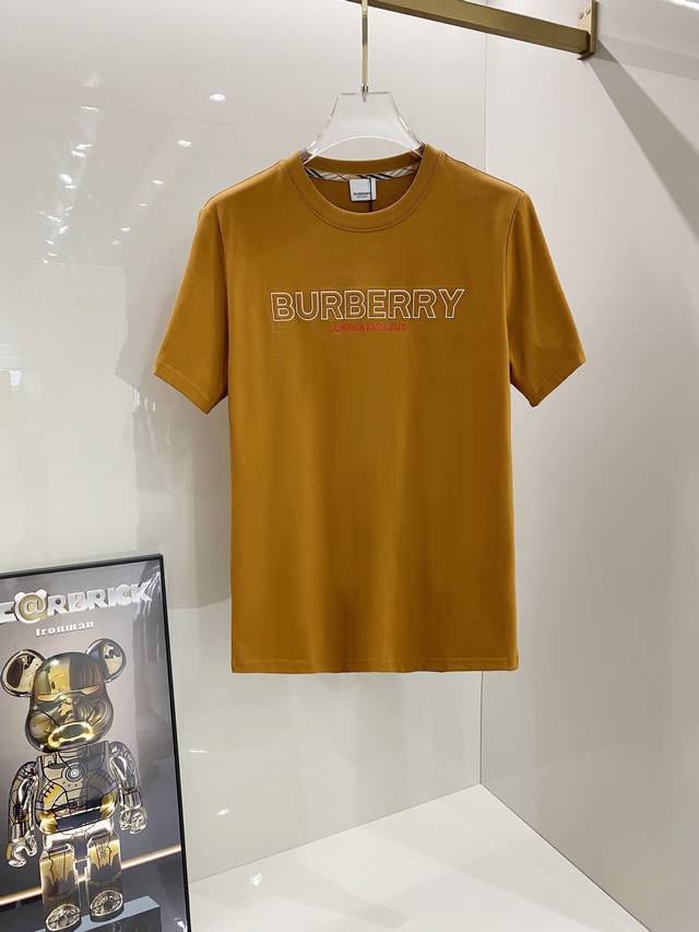 Burberry's new 2025 Spring/Summer unisex short-sleeved T-shirts! Custom-made exc