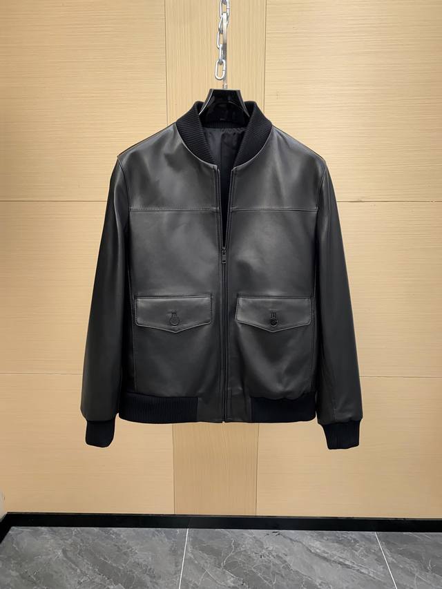 prada, Prada's latest leather jacket, classic and timeless, minimalist, old mone