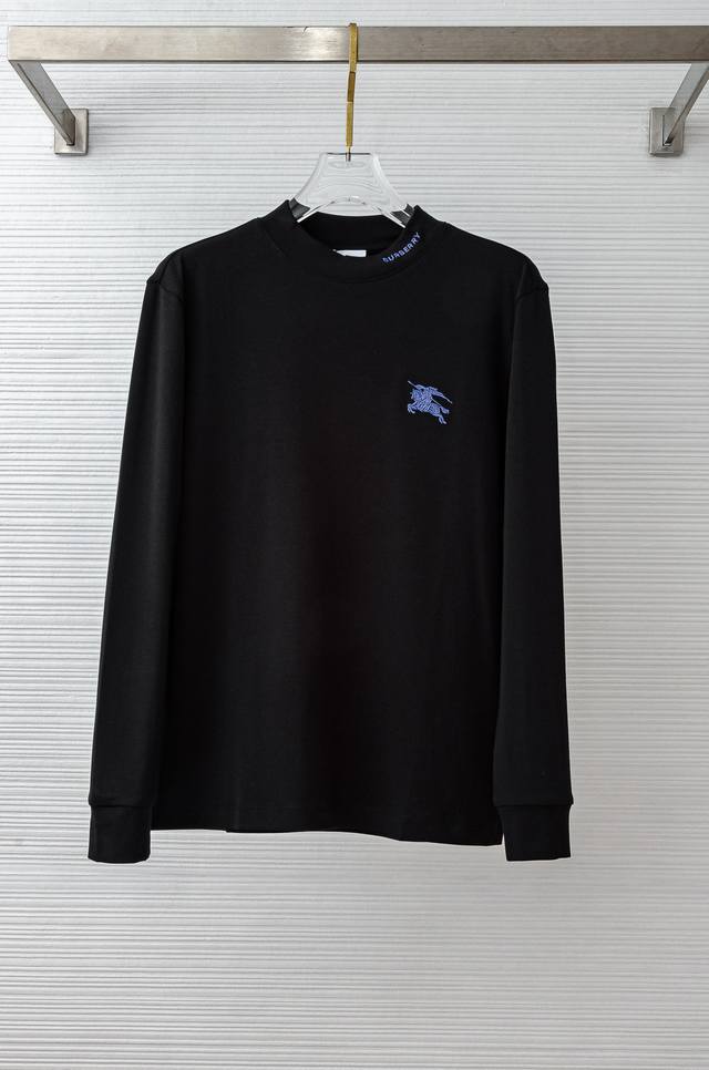 Bbr 25Fw's new autumn/winter 3D embroidered men's long-sleeved T-shirt# places g