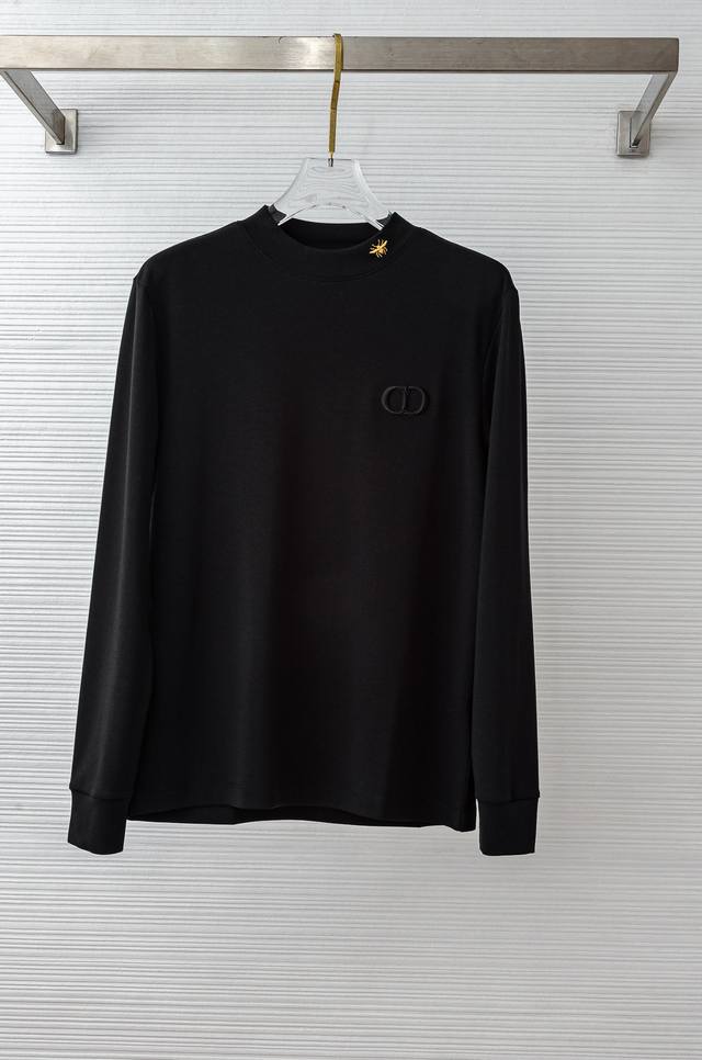 25Fw's new autumn/winter 3D embroidered men's long-sleeved T-shirt# places great