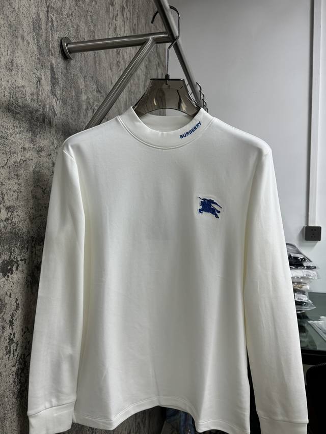 Bbr2025Ss Autumn/Winter Men's Half-Turtleneck Thickened Fleece Long-Sleeved Bott