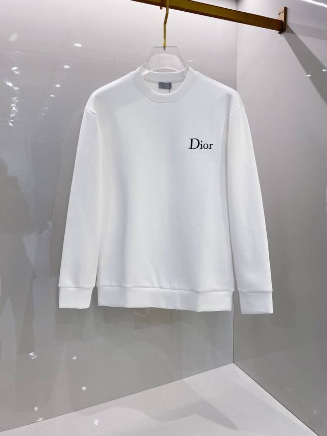 Dior-Dior# Autumn/Winter 2025 Hachimeiji Air Layer Crew Neck Pullover Sweatshirt