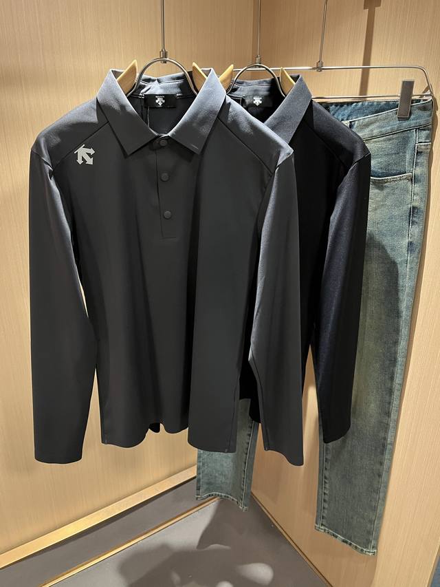 Descente, the new long-sleeved polo shirt for Fall/Winter 2025, is a professiona