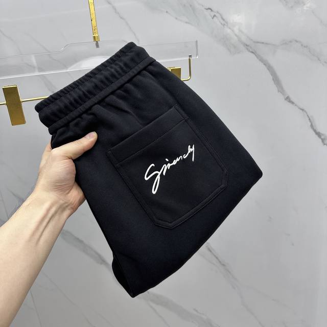 High-quality Givenchy 2025 Fall/Winter new casual pants with three-dimensional