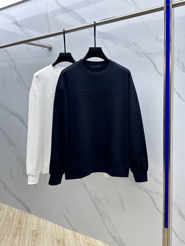 prada* Prada's new Fall/Winter 2025 collection, featuring a logo-emblazoned crew