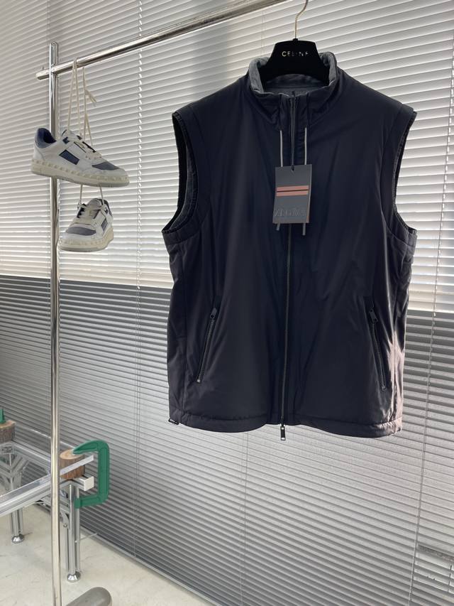 Z Zegn 2025 Fall/Winter Hot-Selling Double-Sided Vest Counter-Same High-Quality