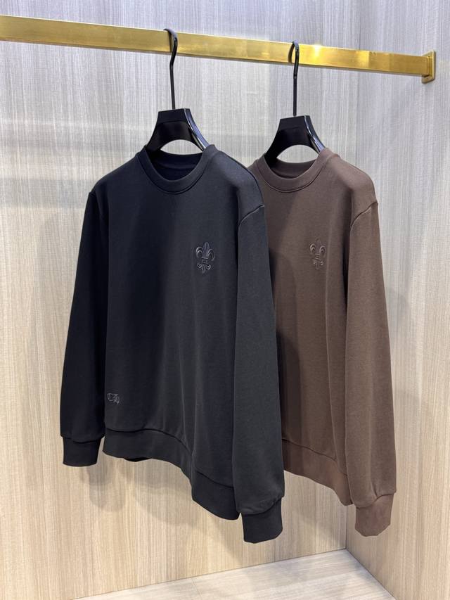 Model L819# Unisex Chrome Hearts Autumn/Winter 2025 Large Cross-Embroidered Cre
