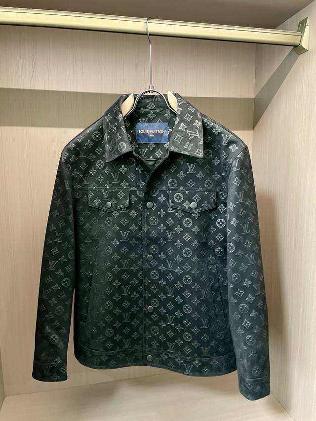 Lv Retro Suede Jacket