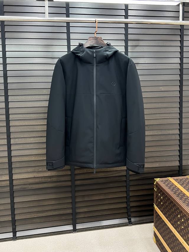 #YuD-68 Dior Autumn/Winter 25 Fashion Hooded Jacket . Lined with 80g-90g white