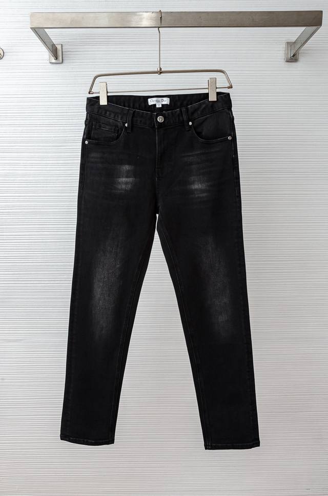 Dior 2025 Men's Stylish Straight-Leg Jeans! Our latest trousers, a must-have for