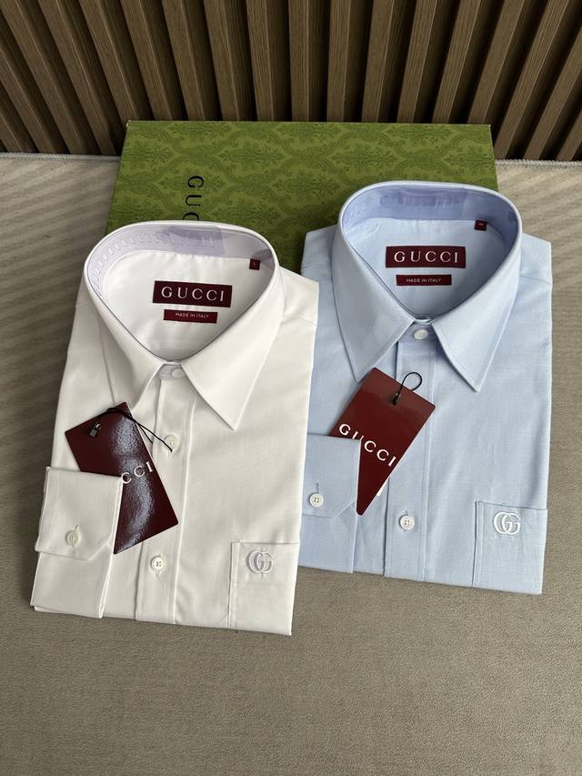 Gucci's new 2025Fw long-sleeved shirt! This high-end, luxury ready-to-wear colle
