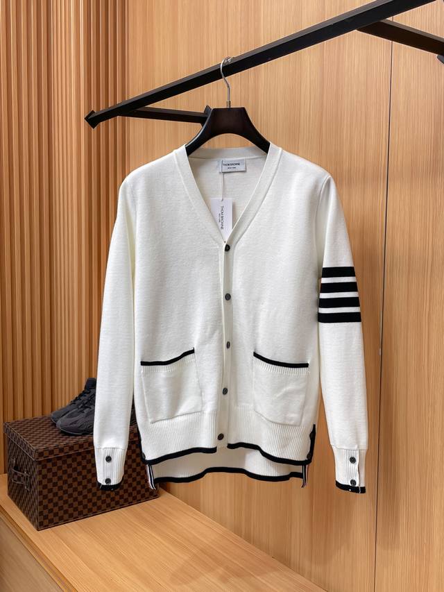 Tb 2025 autumn and winter new cardigan sweater wool coat, classic design counter