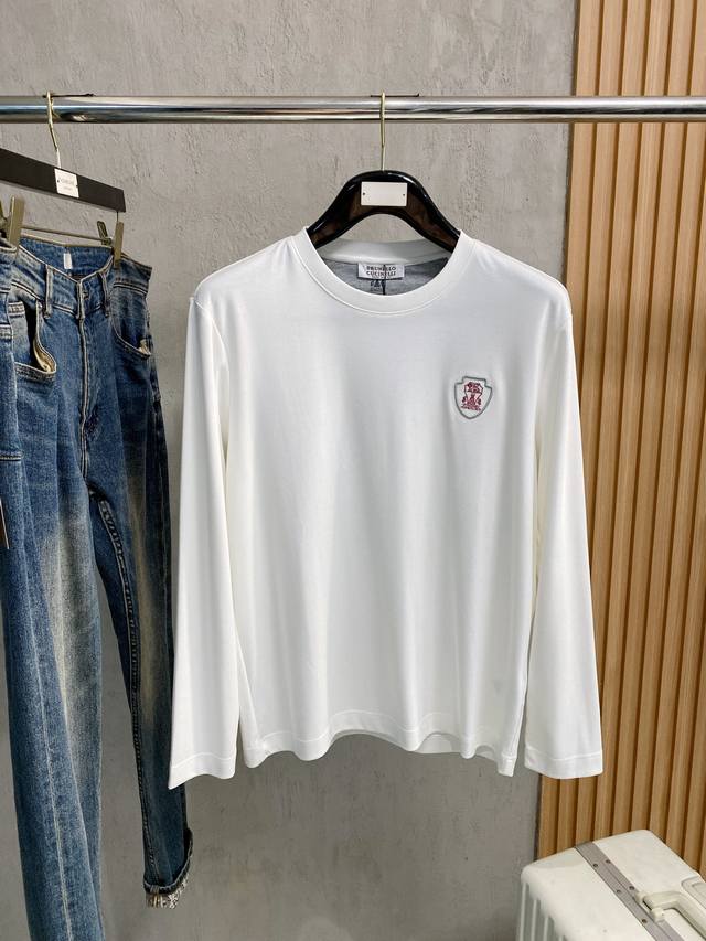 New arrival, exclusive to Bc, new original single men's round neck long sleeve,