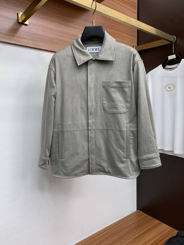 Loewe's new autumn/winter Loe deerskin 2550Ss casual jacket is a must-have class