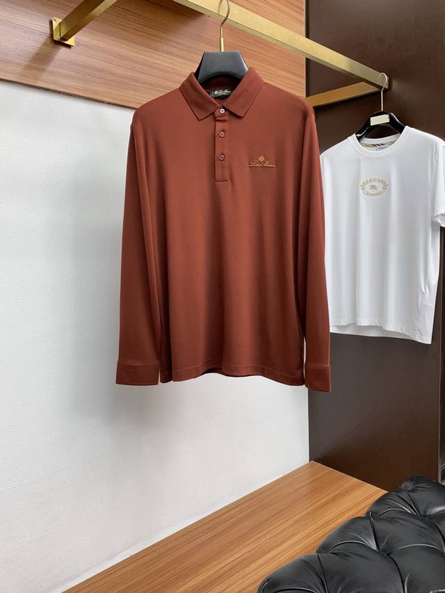 Lp New arrival from Loyo Piana 2025Ss: Fashionable and casual lapel top, wearabl