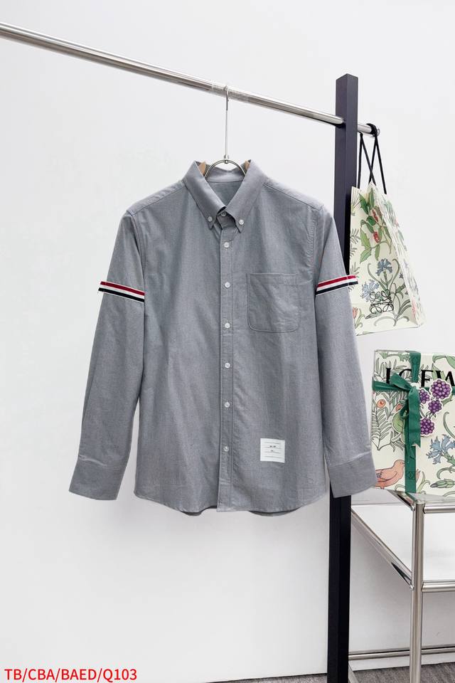 Q103 Tb double-sleeved red, white and blue webbing cotton piqu