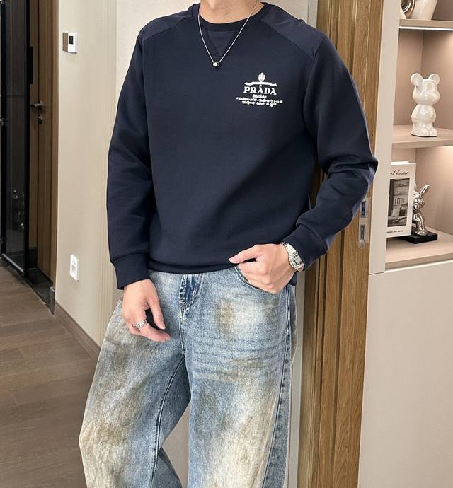prad 2025 Fall/Winter New Arrivals Customized premium cotton sweatshirt with exc
