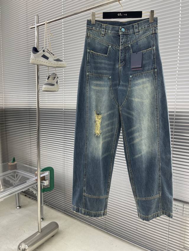 Donkey brand turquoise jeans Customized Blue Jazz dense cotton rhyme, as warm as