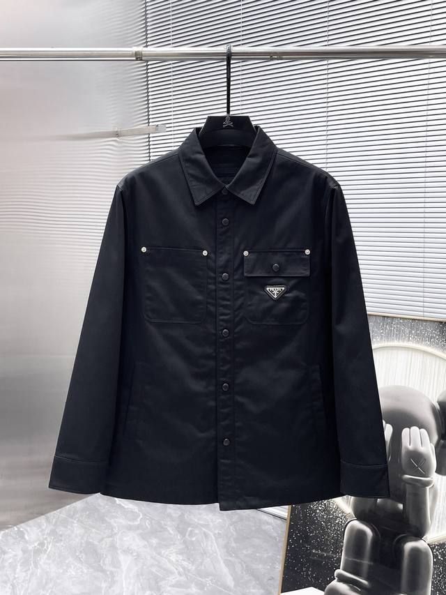 Prada's new 2025 lapel jacket, a high-end version! Custom-made fabrics are brea