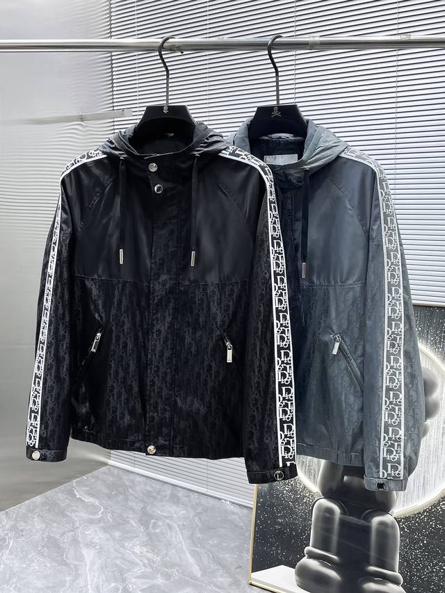 Dior's new 2025 hooded jacket, a high-end version! Custom-made fabrics are breat