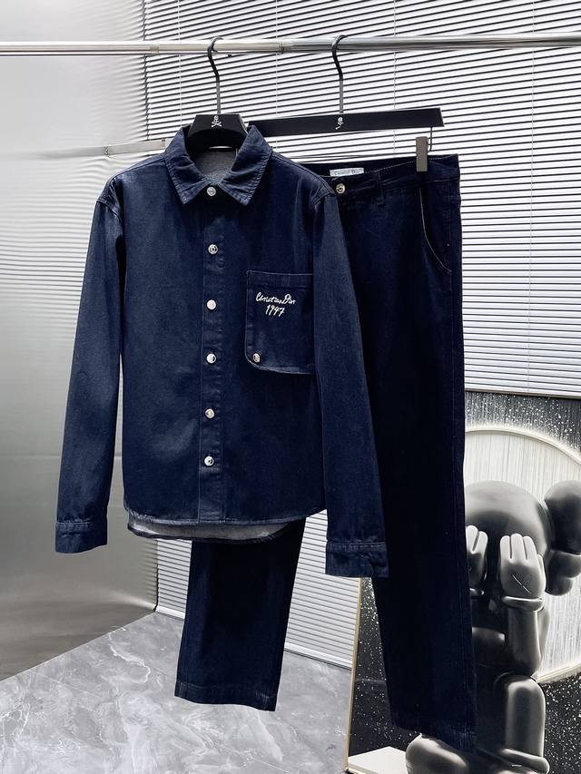 Dior's new Autumn/Winter 2025 denim suit, a high-end version! Custom-made fabric
