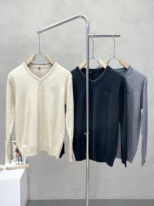 Loewe exclusive new original men's casual sweater, high-end customization, high-