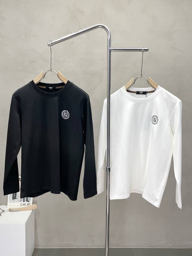 Fendi exclusive exclusive supply of new original men's casual long-sleeved high-