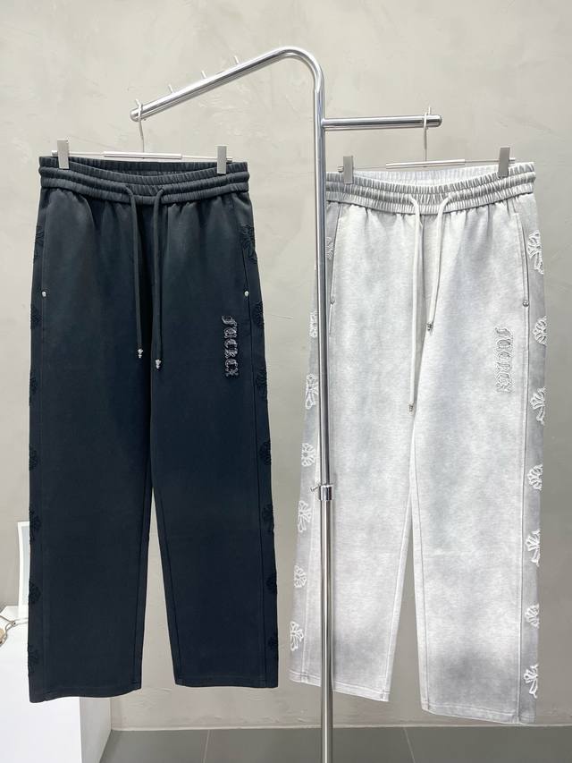 Chrome Hearts exclusive new high-end casual pants! Custom-made fabrics are brea