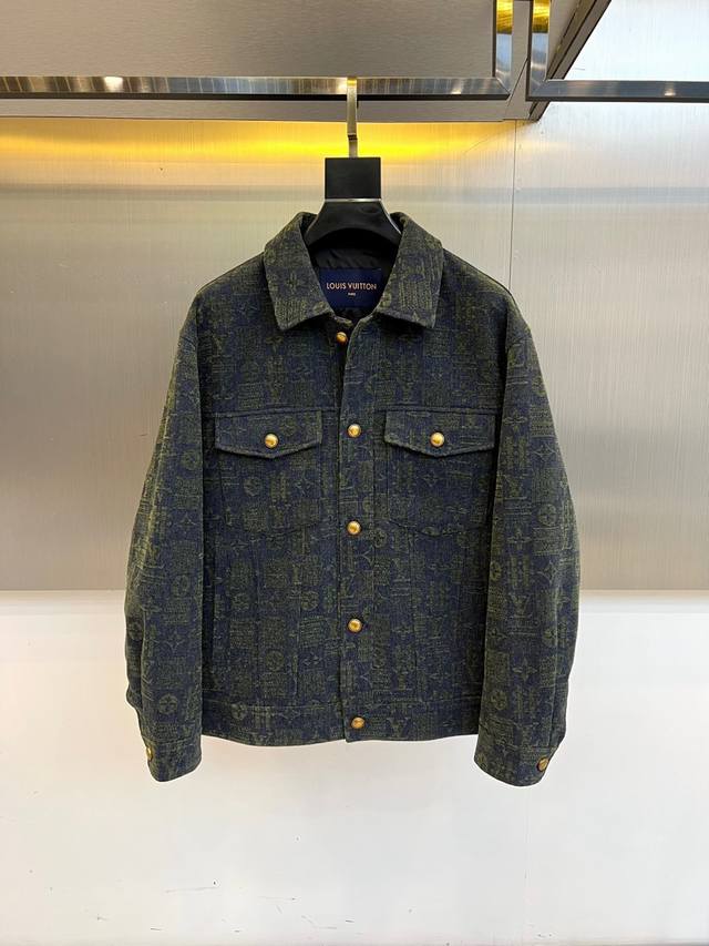 This Louis Vuitton denim jacket, new for Fall/Winter 2025, reinterprets the clas