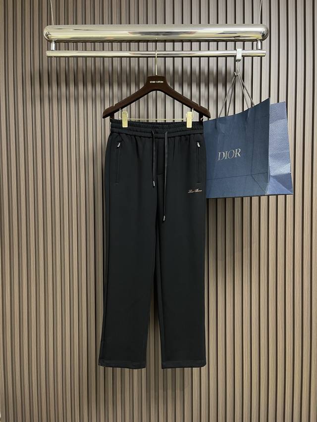 Top and Pants Lp Loropiana 2025Ss Autumn/Winter new zipper jacket and drawstrin