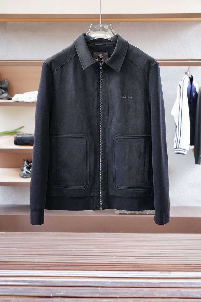 New Fall/Winter Series#2025 Business casual stand-up collar with imitation sued