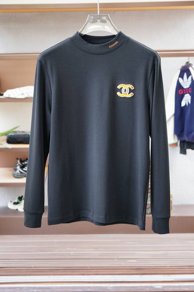 Chanel - Chanel - 2025 Fall/Winter New Arrivals, a basic men's round-neck long-s