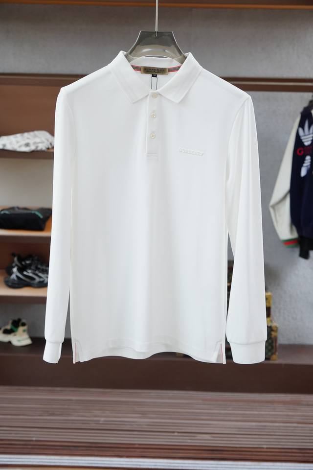 Burberry - New long-sleeved polo shirt from the 2025 Fall/Winter collection, fe