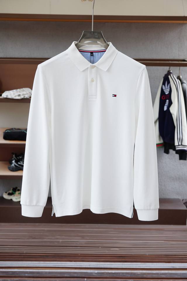 Tommy-2025 Fall/Winter Collection's new long-sleeved polo shirt features luxurio
