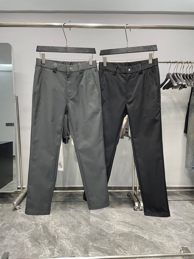 pra25Fw New Fall/Winter High-Density Twill Cotton Straight-Leg Casual Pants for
